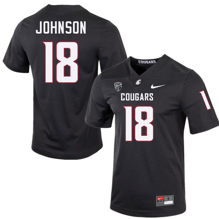 Angel Johnson WSU Cougars Jersey.Washington State Cougars #18 Angel Johnson Jersey Youth-Charcoal